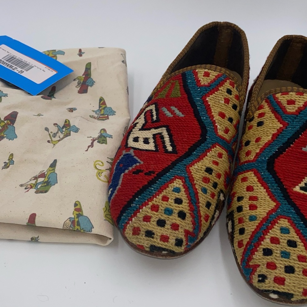 Artemis Mens Kilim Wool Tapestry Slip On Smoking Shoes Driving Loafers 44   HH09 - Picture 10 of 10